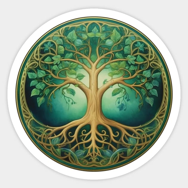 Tree of Life Sticker by Sanatore Silvarum Designs